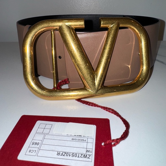 VALENTINO Reversible VLogo Leather Belt XS - Picture 10 of 13